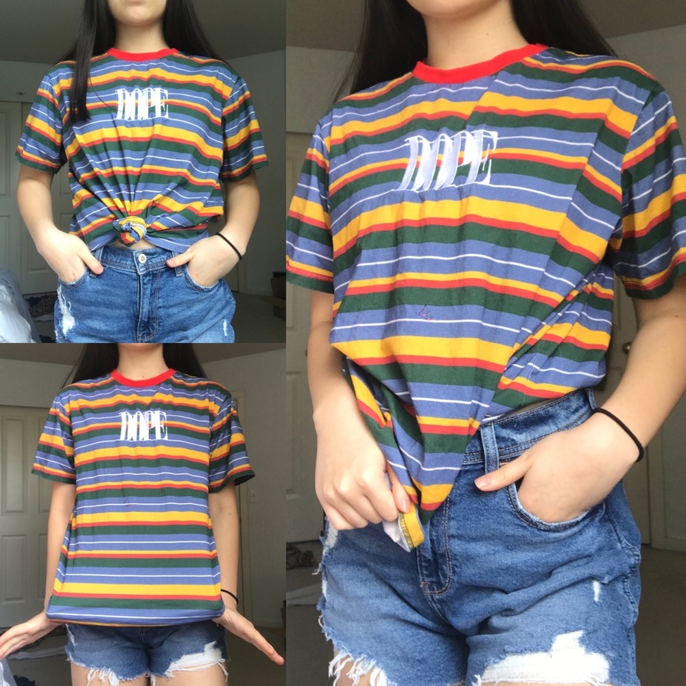 DOPE striped shirt in medium